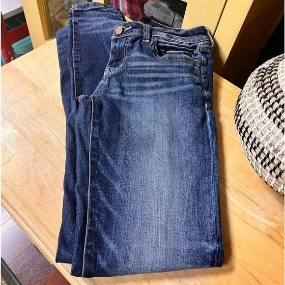 Buckle Black Skinny Jeans Dark Wash EUC  25 x 32 #YT16 - Picture 5 of 5